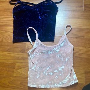 Forever 21 Velvet Tanks Bundle